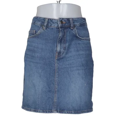 Jeanskjol (Blå) från Object Elastan, Återvunnen bomull