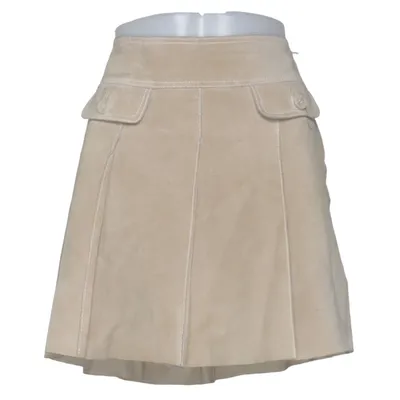 Nederdel (Beige) fra Hallhuber Læder