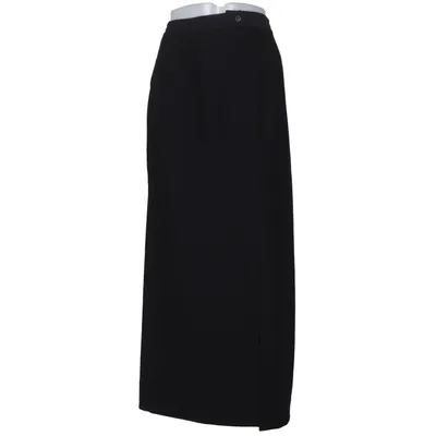 Jupe longue (Noir) de Stretch Polyester, Élasthane