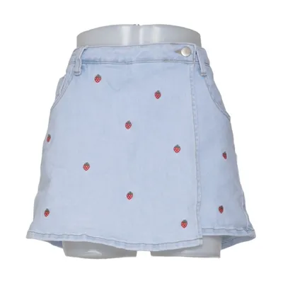 Skort (Blue, Multicolored) from Redial Cotton, Elastane, Polyester