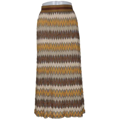 Långkjol (Gul, Brun, Beige) från Ottod'Ame Polyamid, Polyester, Viskos