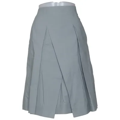 Skirt (Gray) from COS Cotton, Elastane