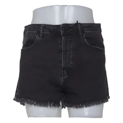 Denim shorts (Black) from Forever 21 Cotton, Elastane