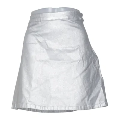 Skirt (Silver) from Object Polyurethane, Viscose