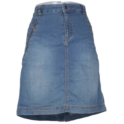 Jupe en jean (Bleu) de Mingel Coton, Élasthane, Polyester