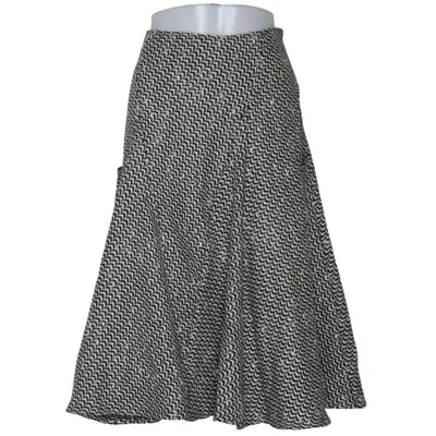Skirt (Black, White) from Gunilla Pontén Acrylic, Polyamide, Wool