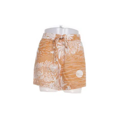 Short (Orange, Blanc) de Desmond & Dempsey x H&M Lin, Viscose, Coton