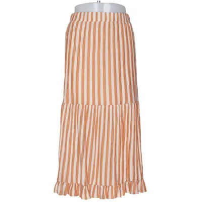 Långkjol (Beige, Brun) från Selected Femme Polyester, Viskos
