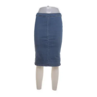 Jupe en jean (Bleu) de Ganni Coton, Élasthane