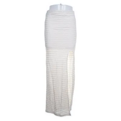 Maxi rok (Beige) van Bershka Elastaan, Polyester
