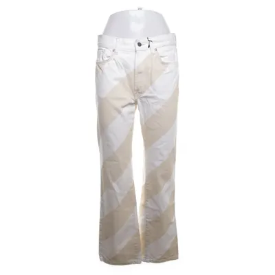 Jeans (Beige, White) from H&M Studio Cotton
