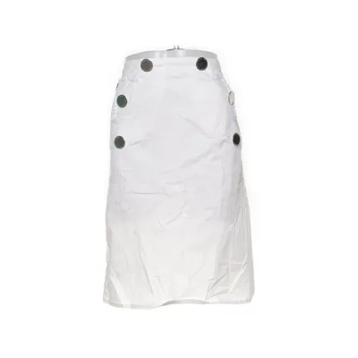 Jupe (Blanc) de Moschino Jeans Coton, Élasthane