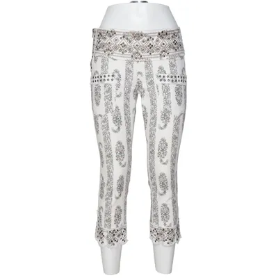 Jeans (Vit, Flerfärgad) från Isabel Marant Bomull, Elastan