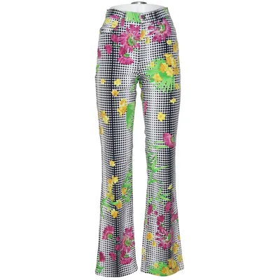 Chino (Blanc, Multicolore) de Versace Jeans Couture Coton, Polyester, Viscose