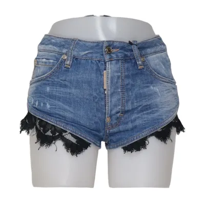 Jeansshorts (S73MU0102) från Dsquared2 Bomull, Elastan, Polyamid