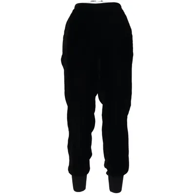 Joggingbroek (Zwart) van Stella McCartney Cupro, Polyamide, Viscose, Wol