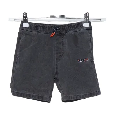Denim shorts (Grijs) van Kenzo Kids Katoen, Polyester