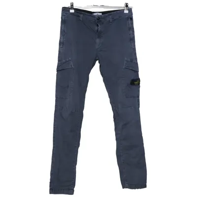 Pantalon cargo (Bleu) de Stone Island Junior Coton, Élasthane