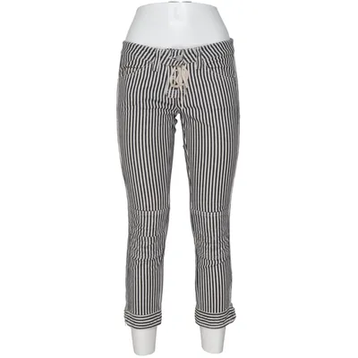 Pantacourt (Noir, Blanc) de Isabel Marant Coton, Élasthane, Polyamide