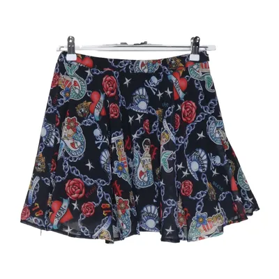 Nederdel (Sort, Flerfarvet) fra Philipp Plein Junior Bomuld, Polyester