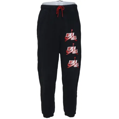 Sweatpants (Black, Red, White) from Nike Air Jordan Cotton, Polyester