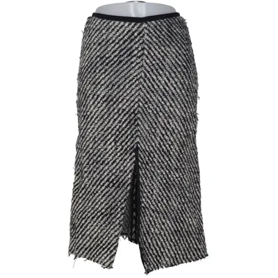 Kjol (Svart, Vit) från Isabel Marant Bomull, Polyamid, Ull