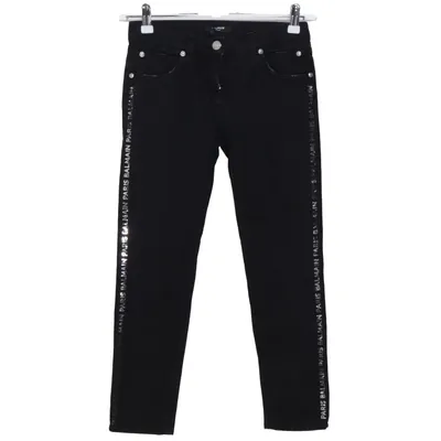 Jeans (Schwarz) von Balmain Baumwolle, Polyamid