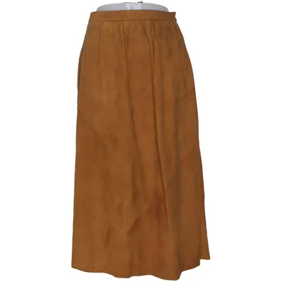 Jupe en cuir (Marron) de Etienne Aigner Cuir, Viscose
