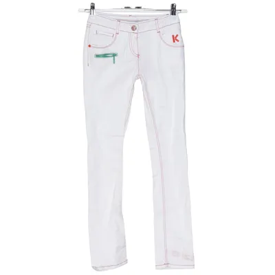 Broek (Wit, Meerkleurig) van Kenzo Kids Katoen, Elastaan