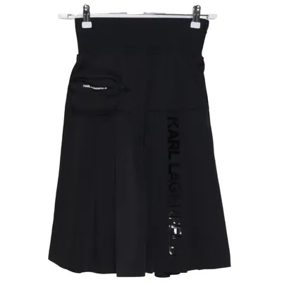 Nederdel (Sort) fra Karl Lagerfeld Kids Elastan, Polyester, Viscose