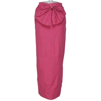 Maxi nederdel (Pink) fra Jacquemus Bomuld, Elastan, Linned