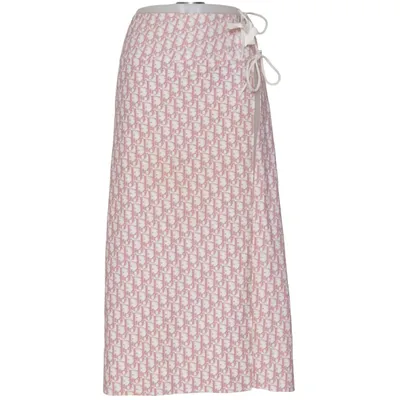 Skirt (Pink, White) from Christian Dior Elastane, Polyamide