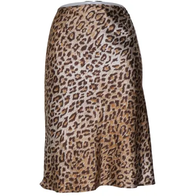 Jupe longue (Marron, Beige) de Dolce & Gabbana Polyester