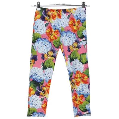 Leggings (Pink, Mehrfarbig) von Dolce & Gabbana Baumwolle, Elasthan