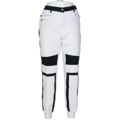 Pants (White, Black) from Laura Scott Cotton, Elastane