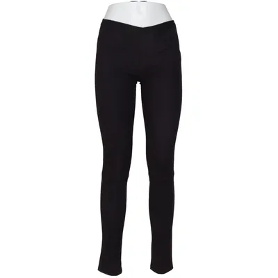 Leren broek (Bruin) van Helmut Lang Katoen, Leer