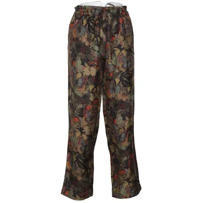 Pantalon patte d'éléphant (Multicolore) de Valentino Soie
