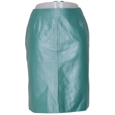 Jupe en cuir (Vert) de Loewe Cuir