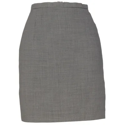 Jupe (Gris, Noir) de Jil Sander Cupro, Élasthane, Polyamide, Laine