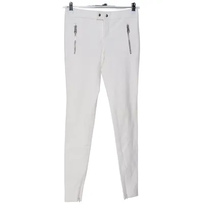 Jeans (White) from Gucci Cotton, Elastane, Leather