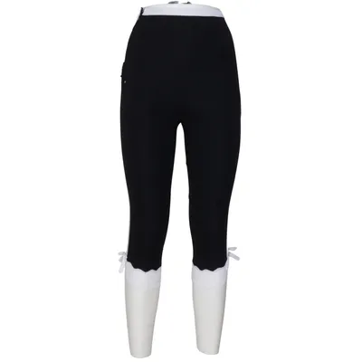 Pantacourt (Noir, Blanc) de Miu Miu Coton, Élasthane, Polyamide