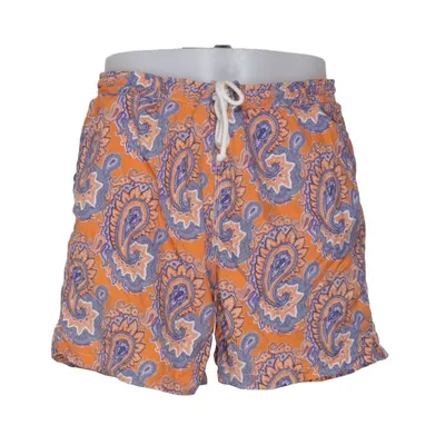 Badeshorts (Orange, Blau, Weiß) von Kiton