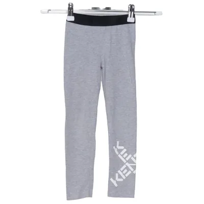 Leggings (Gray) from Kenzo Kids Cotton, Elastane