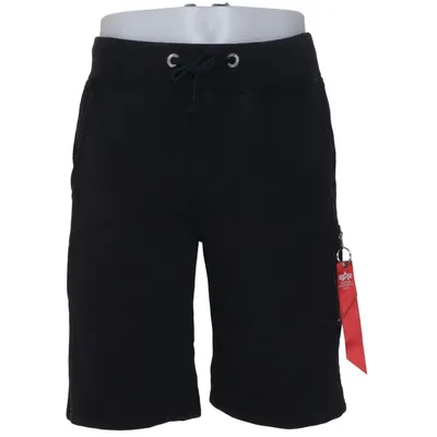 Sweatshorts (Sort) fra Alpha Industries Bomuld, Polyester