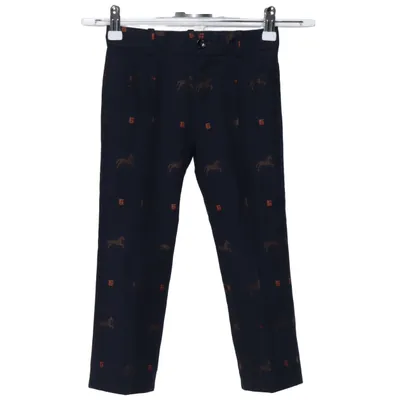 Suit pants (Blue) from Gucci Cotton