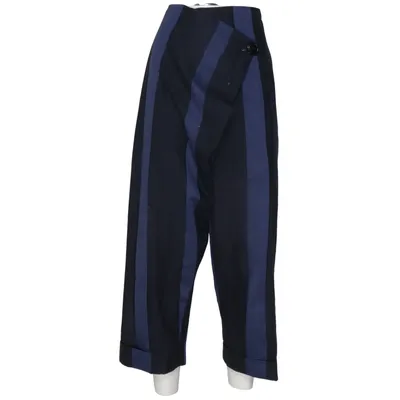 Pantalon (Bleu, Noir) de Vivienne Westwood Coton