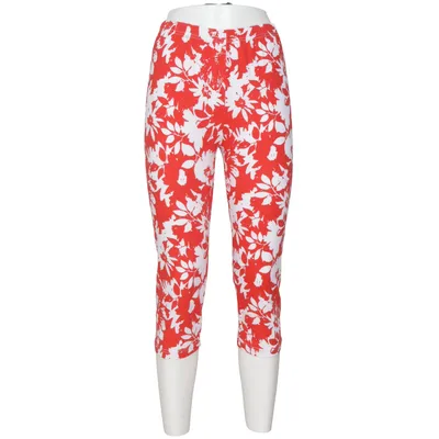 Three-quarter pants (Red, White) from Comfort Fashion Quality Cotton, Elastane