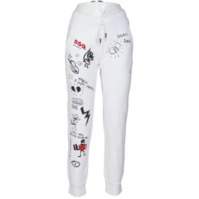 Sweatpants (Hvid, Flerfarvet) fra Dsquared2 Bomuld