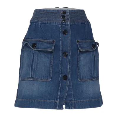 Denim skirt (Blue) from Chloé Cotton
