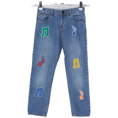 Jeans (Blå, Flerfarvet) fra Stella McCartney Kids Bomuld, Elastan, Polyester